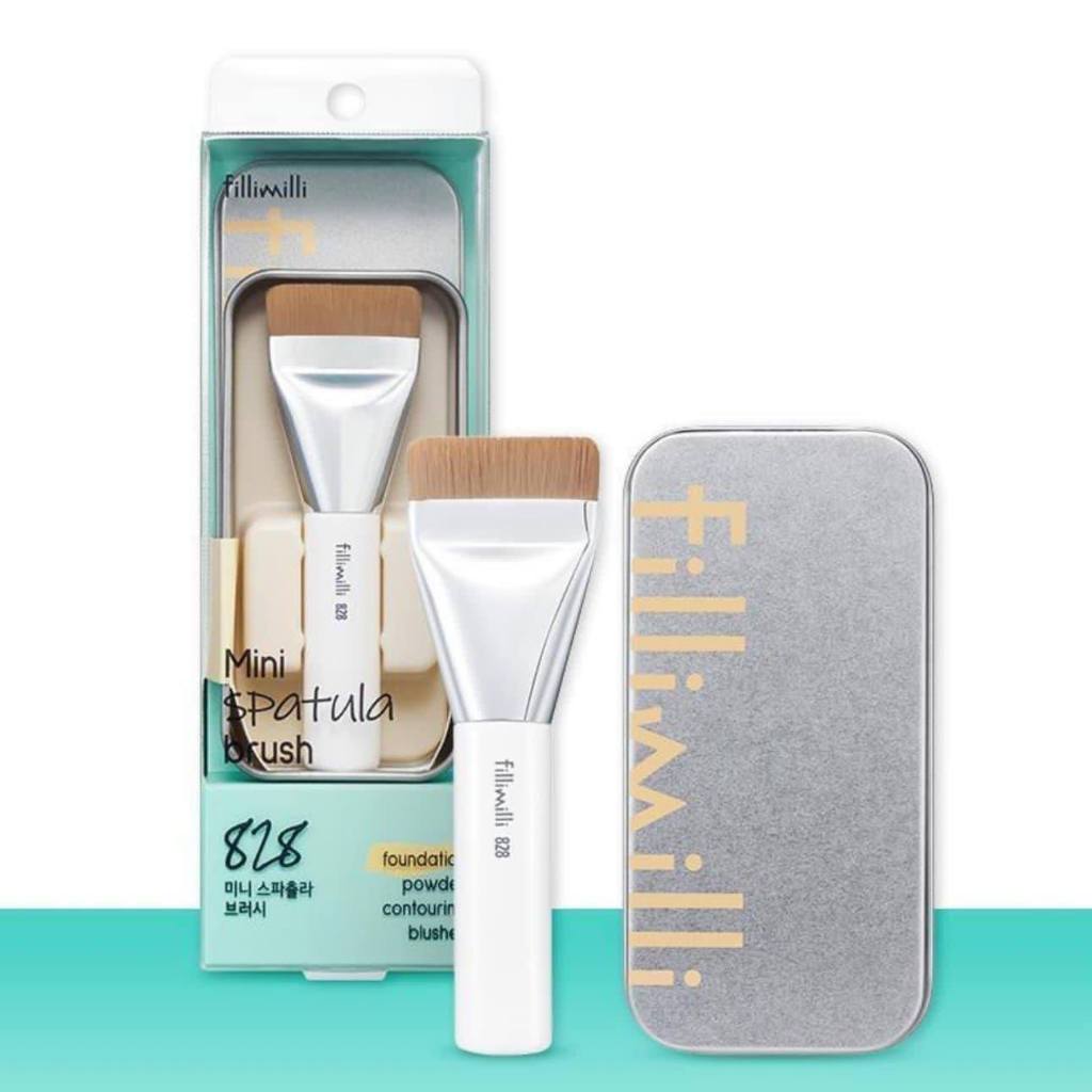 (พร้อมส่ง/ของแท้) Fillimilli Mini Spatula Brush 828 แปรงลงรองพื้นพร้อมตลับ