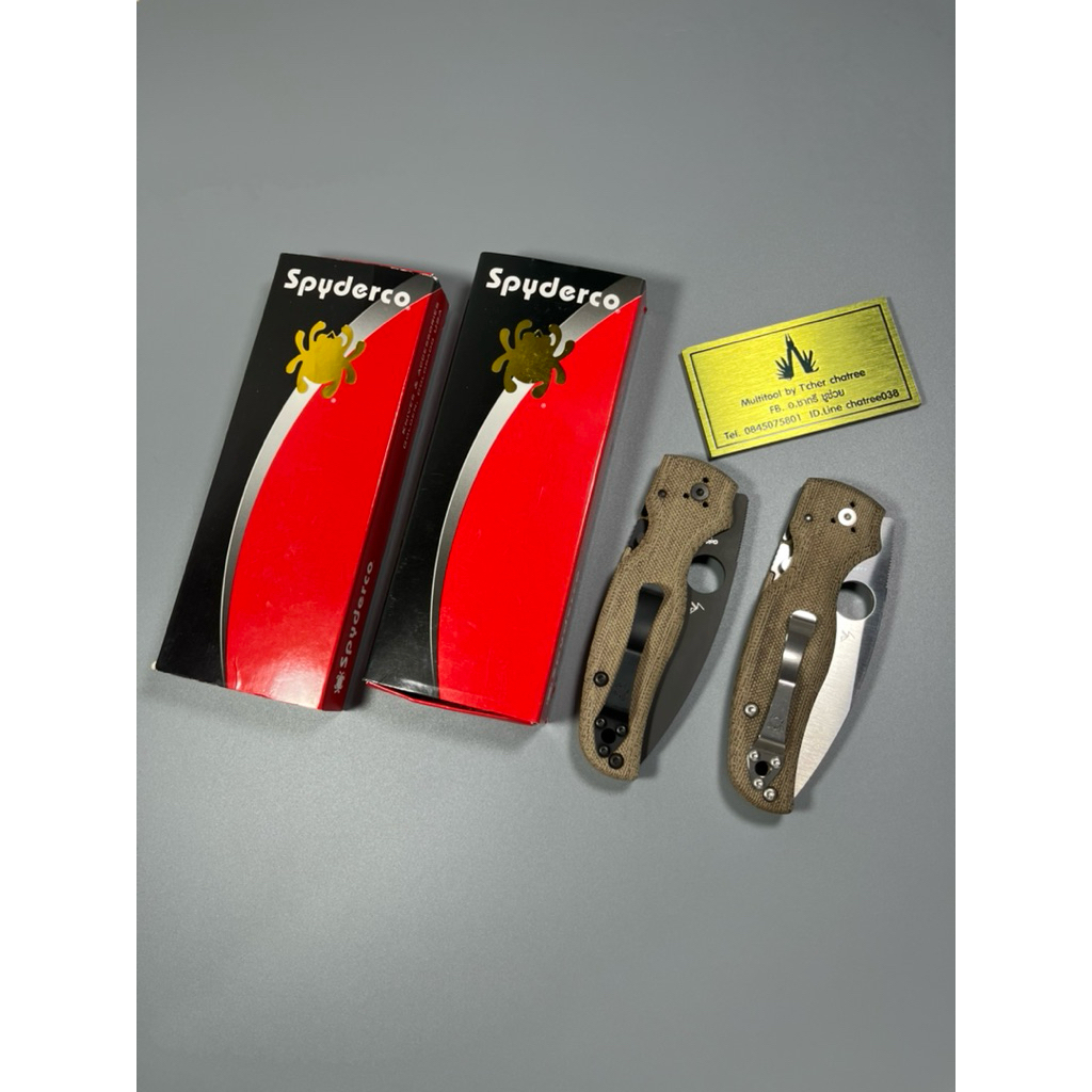 Spyderco Shaman Green Micarta