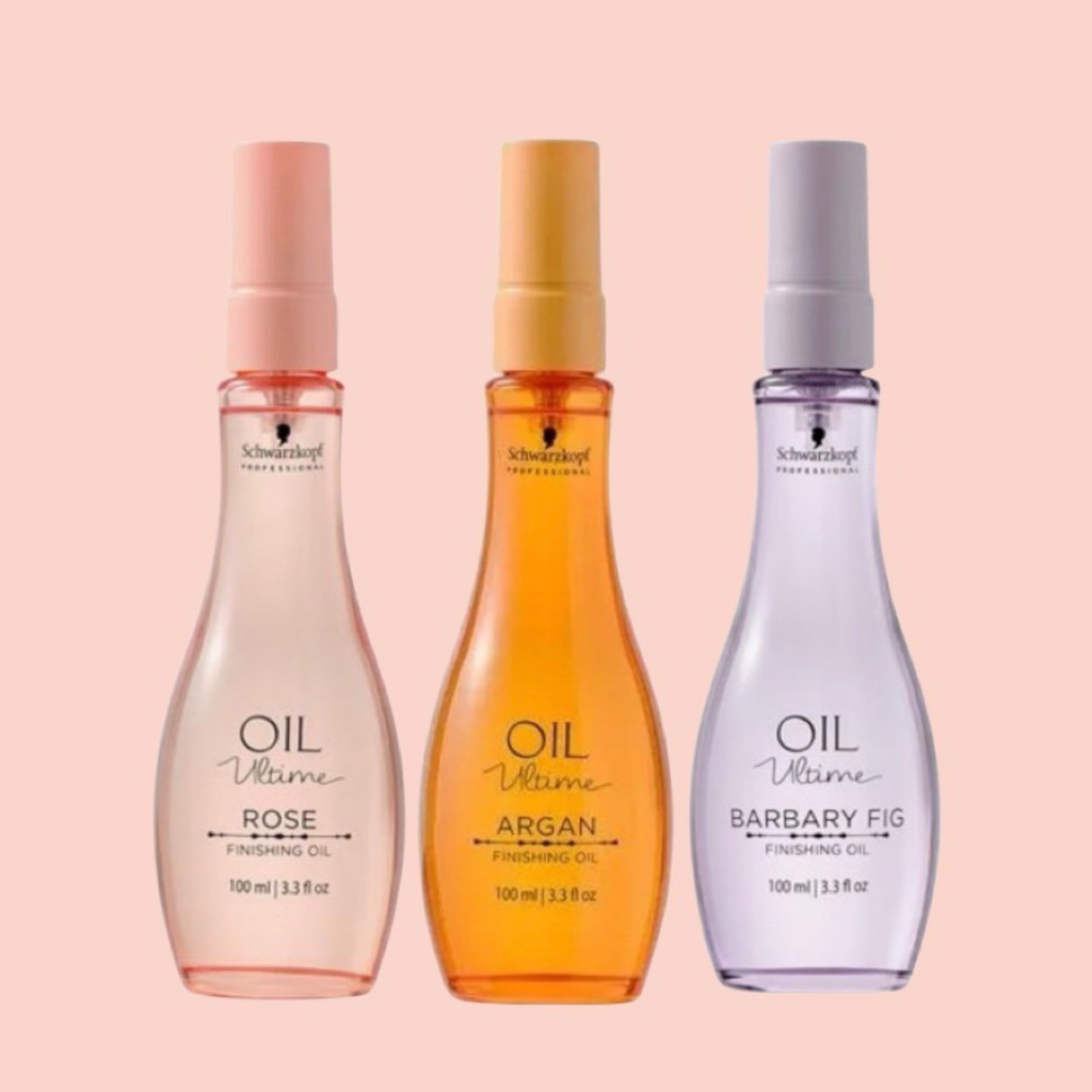 Schwarzkopf  Oil Ultime Finishing Oil 100 ML.ออยล์บำรุงเส้นผมสูตรพรีเมียมที่ผสมผสานน้ำมันจากธรรมชาติ