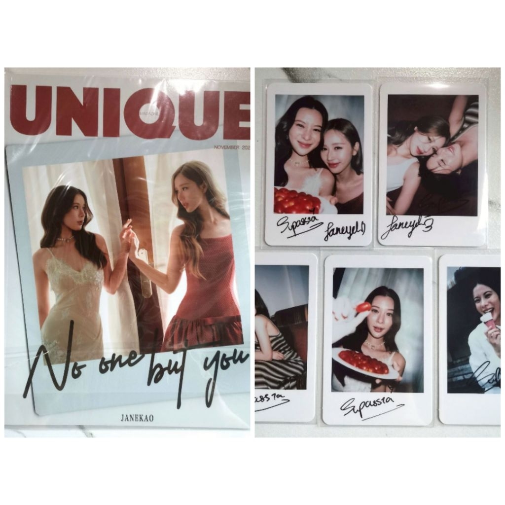 [พร้อมส่ง]​ JANEKAO นิตยสาร​/การ์ด UNIQUE​ เจนเก้า 9779