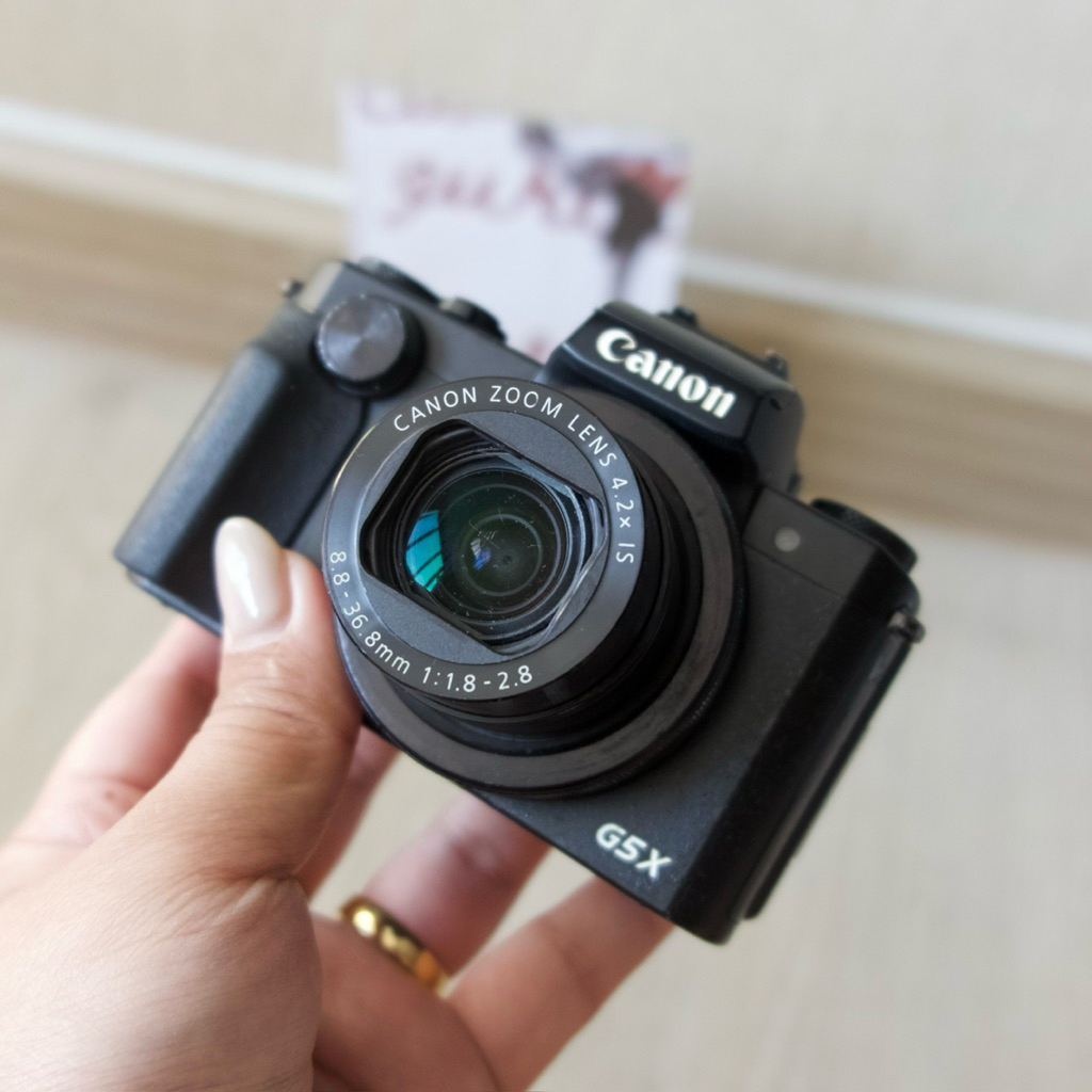 Canon PowerShot G5X - Canon G5X Mark I ***มาร์ค 1*** แถมแฟลชหัวกล้อง (สเป็คใกล้เคียง Canon G7X Mark 