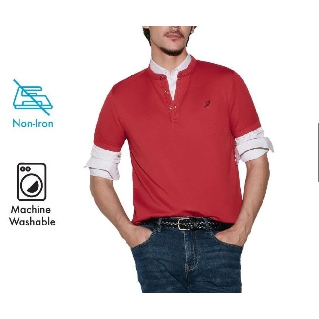 G2000 เสื้อโปโลสำหรับผู้ชาย Smart Fit รุ่น 4914004226 RED