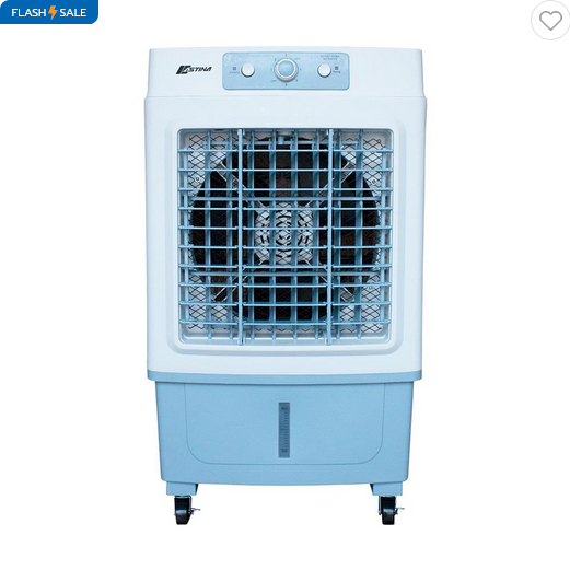 พัดลมไอเย็น ASTINA AC018C(M) 35 ลิตร สีขาว/ฟ้า