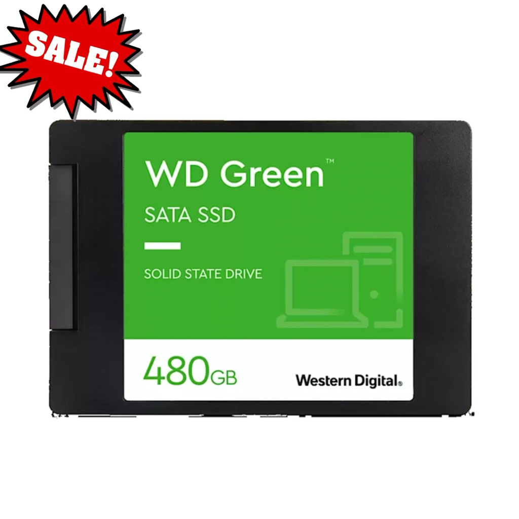 🔰 SSD WD 480 GB เอสเอสดี) WD GREEN - 2.5" SATA🔰