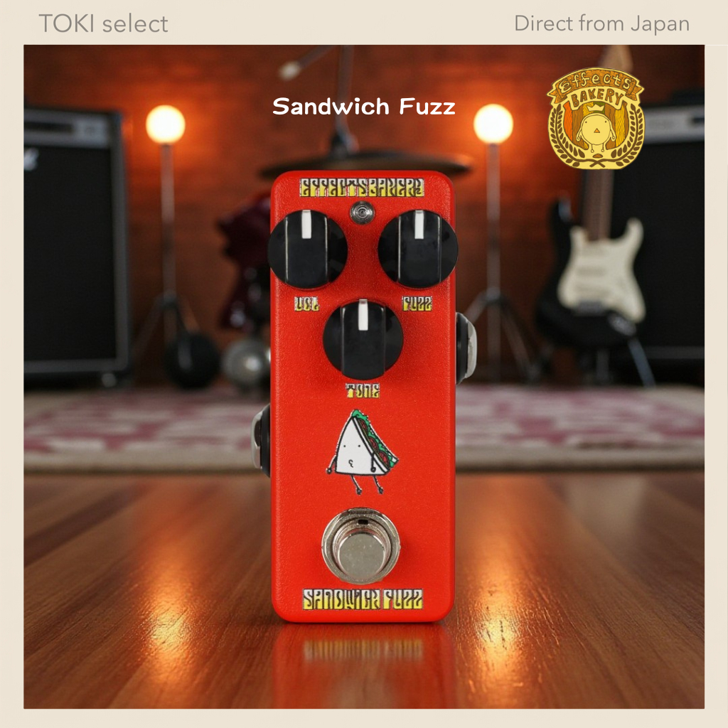 Effects Bakery Sandwich Fuzz Mini Guitar Pedal｜Compact Fuzz Effect for Electric Guitar