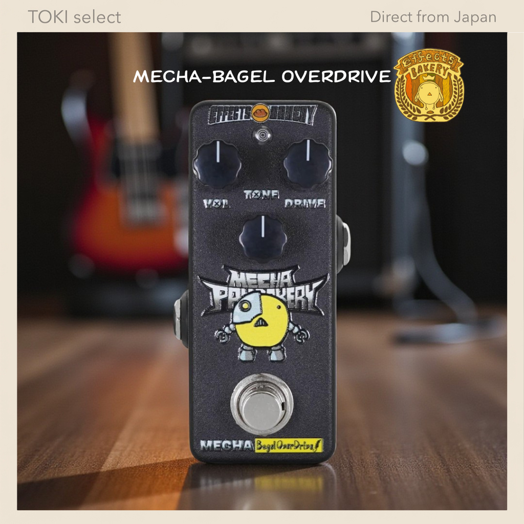 Effects Bakery MECHA-PAN BAKERY Series MECHA-BAGEL OVERDRIVE Guitar Effects Mini Pedal