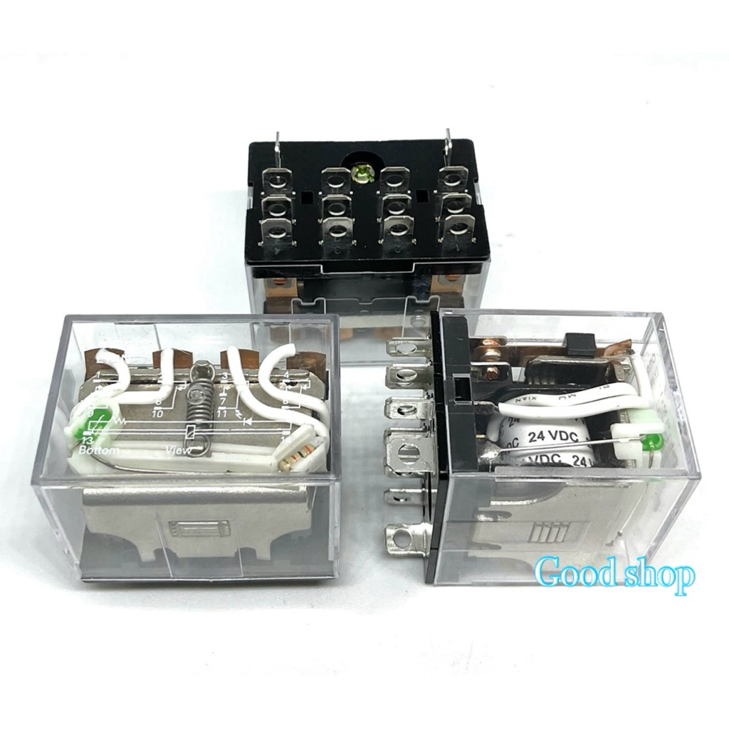 รีเลย์ LY4N  12VDC. 24VDC 24VAC 110VAC 220VAC Relay พร้อมส่ง
