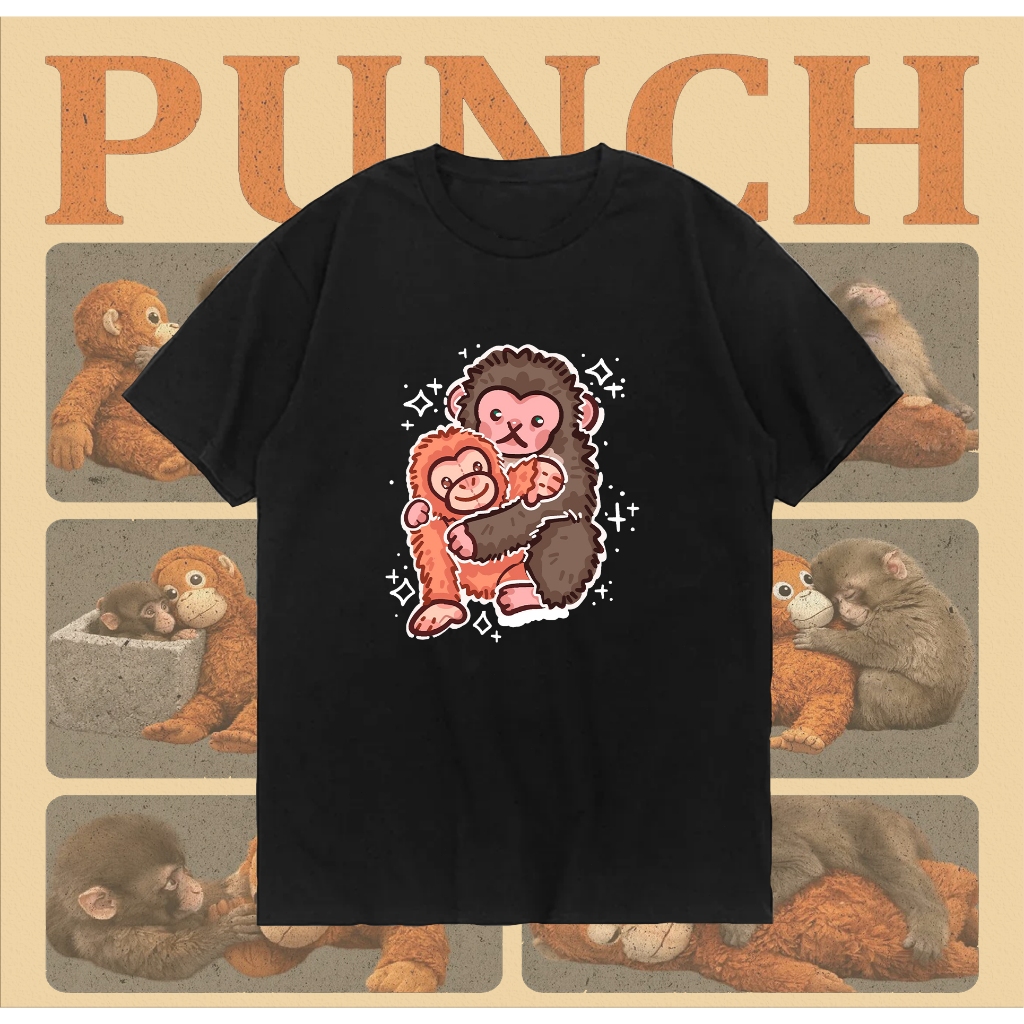 Punch Monkey Cowboy Cowgirl T-shirt s-5xl