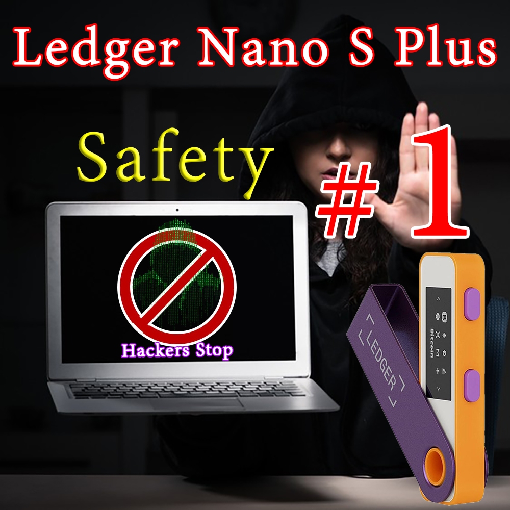 Ledger Nano S Plus Hardware Wallet Crypto Cold Wallet BTC ETH USDT NFT Cold Storage Offline Private 