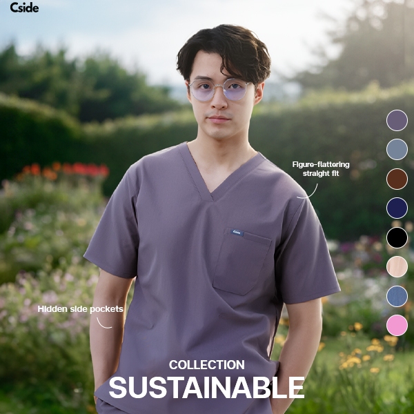 Cside Scrub - Sustainable Collection - (ชุดสครับ ชุดสครับชาย ชุดสครับหมอ)