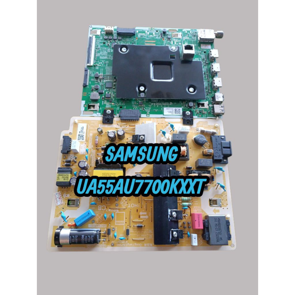 ชุดบอร์ดทีวีซัมซุงรุ่นUA55AU7700KXXTแท้ถอดยกชุด