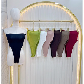 บอดี้สูทเกาะอกเว้าสูง