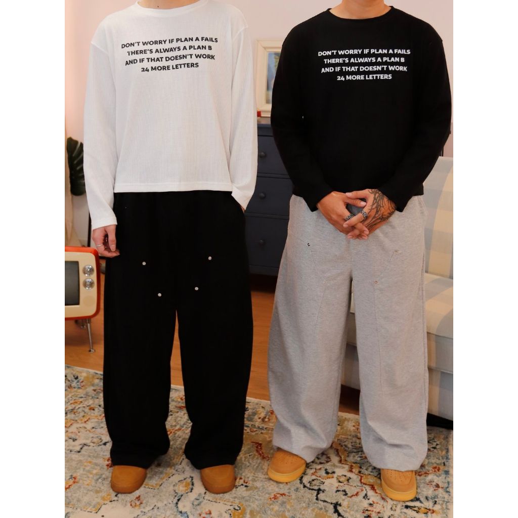 DOUBLE KNEE SWEATPANTS กางเกงวอร์มทรงDouble Knee