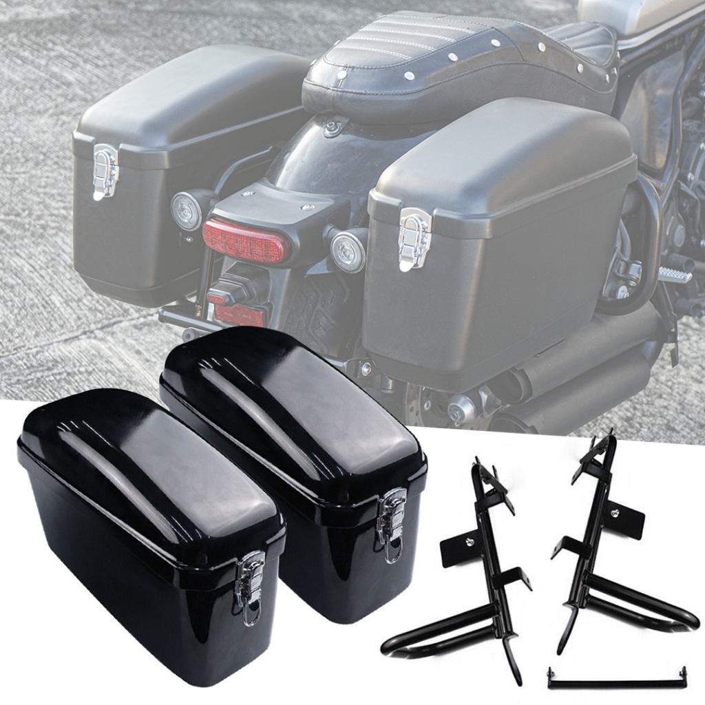 กระเป๋าข้าง Rebel 300 500 2017-2025 LH+RH Rear Rack Box Bag ใส่สัมภาระ ตรงรุ่น