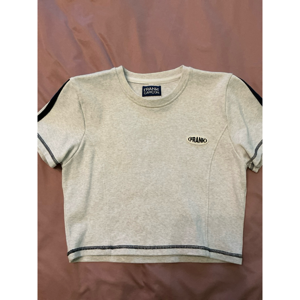 ส่งต่อเสื้อครอปแบรนด์ Frank garcon ฟรีไซส์