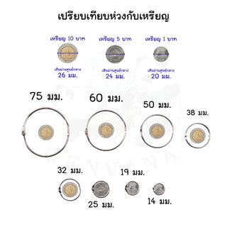 ห่วงอเนกประสงค์ Genvana มีให้เลือก 8 ขนาด หวงสแตนเลส ใช้งานอเนกประสงค์ต่าง ๆ ขายเป็นแพ็ค