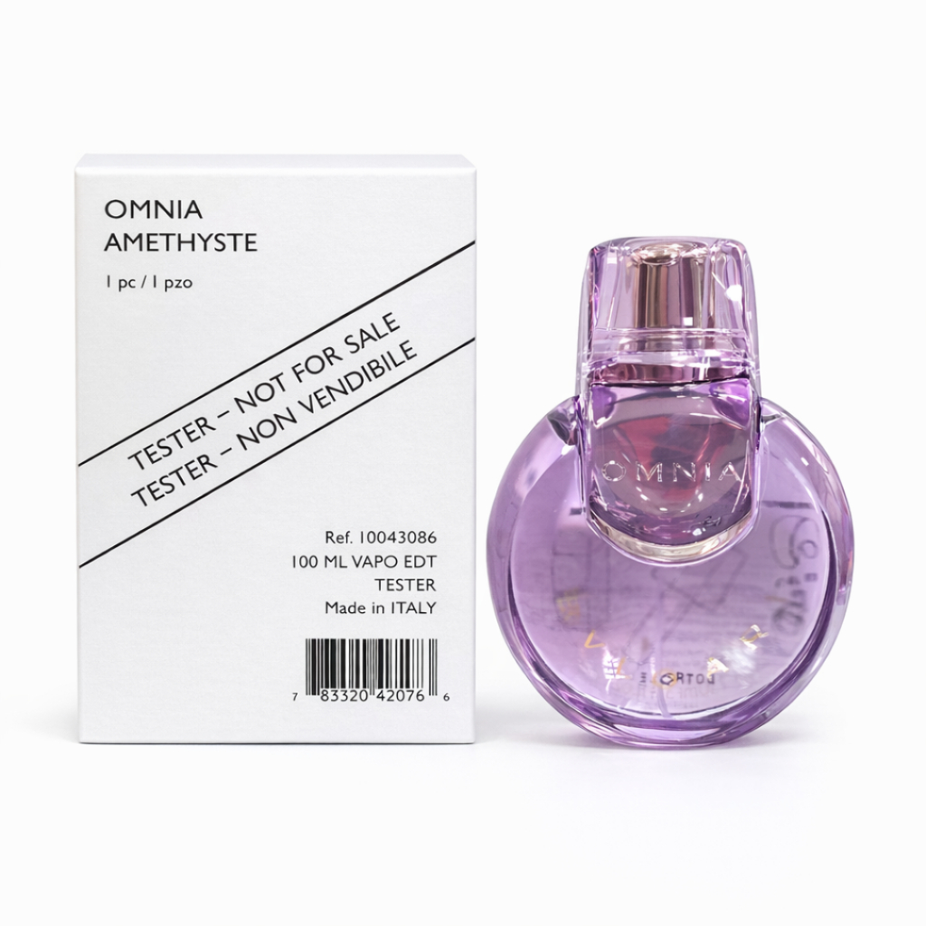 Bvlgari Omnia Amethyste EDT 100 ml กล่องขาว ป้ายไทย
