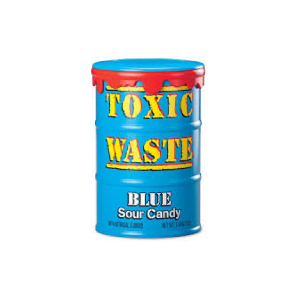 Toxic Waste Sour Candy Blue