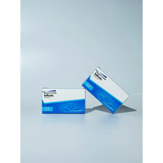 Bausch&Lomb soflens59 บอชแอนด์ลอมบ์ คอนแทคเลนส์รายเดือน 6ชิ้น(3คู่)+น้ำยาไบรโอทรู MPS300+60ml.