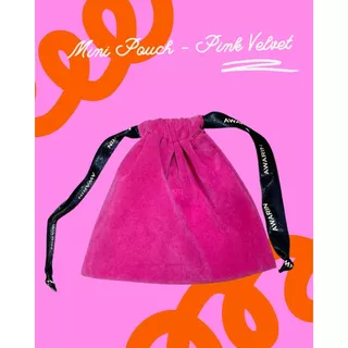 AWARINN mini pouch กระเป๋ารูดกำมะหยี่