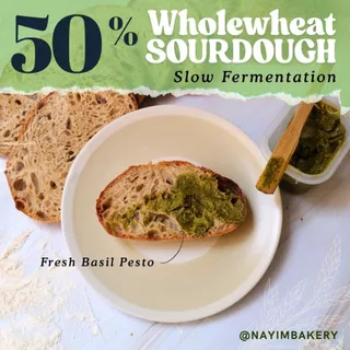 Nayimbakery 50% Wholewheat Sourdough 199 บ. 430 ก.