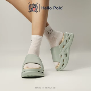 Hello Polo รองเท้าแตะเพื่อสุขภาพ พื้นถอดได้ สามารถซัพพอร์ตอุ้งเท้า ดีไซน์สวยระบายอากาศดี รุ่น HP8066