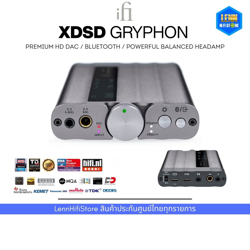 iFi : Audio xDSD Gryphon ► Portable DAC/ Bluetooth/Headphone Amp / iFi Audio xDSD Gryphon