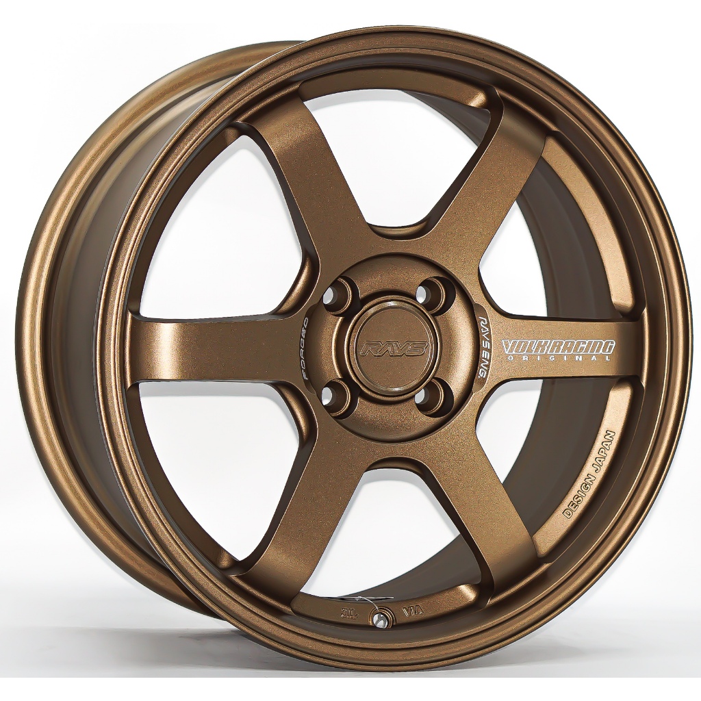 ล้อแม็กใหม่เบา Flowforming AOW TE37 Sonic 4รู100 ET35 ทองแดงเลเซอร์ 7-15นิ้ว