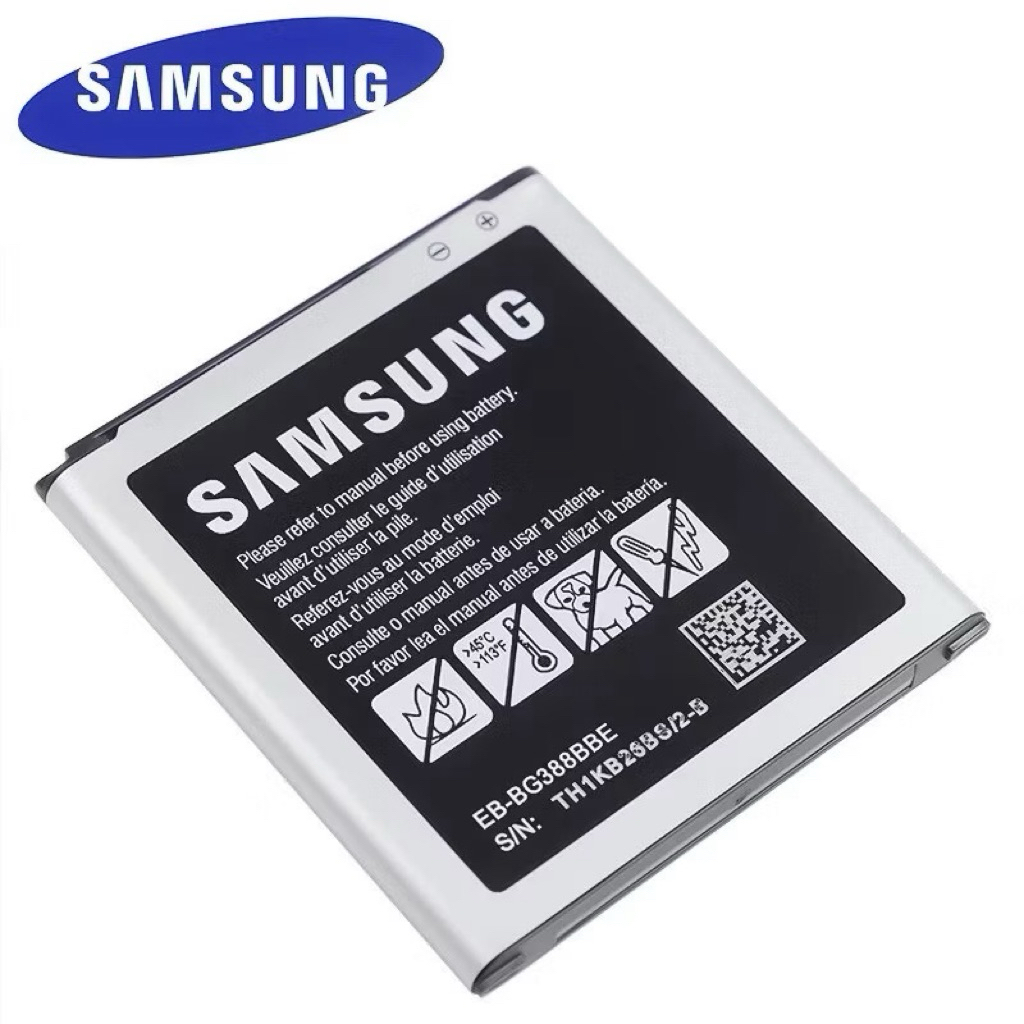 แบตเตอรี่ Samsung Original สำหรับ Samsung Galaxy Xcover 3 G388 G388F G389F EB-BG388BBE 2200mAh แบตเต