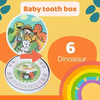 กล่องเก็บฟันน้ำนมเด็ก กล่องฟันน้ำนม Baby tooth box กล่องใส่ฟันน้ำนม 20 ซี่ มี 7 ลาย พร้อมส่ง