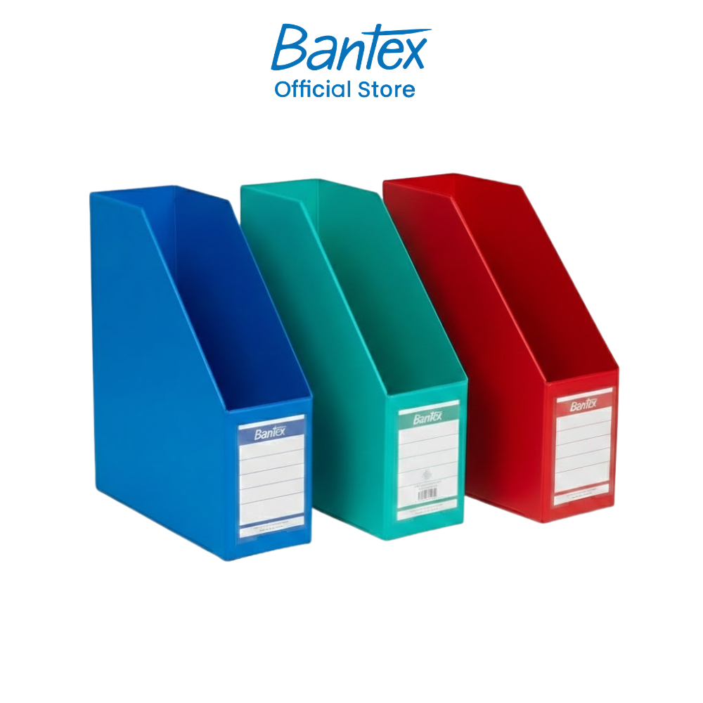 Bantex กล่องใส่เอกสารตั้งโต๊ะ A4 กว้าง7/10cm ที่เก็บเอกสาร ชั้นจัดเอกสาร แฟ้มตั้งโต๊ะ File Organizer