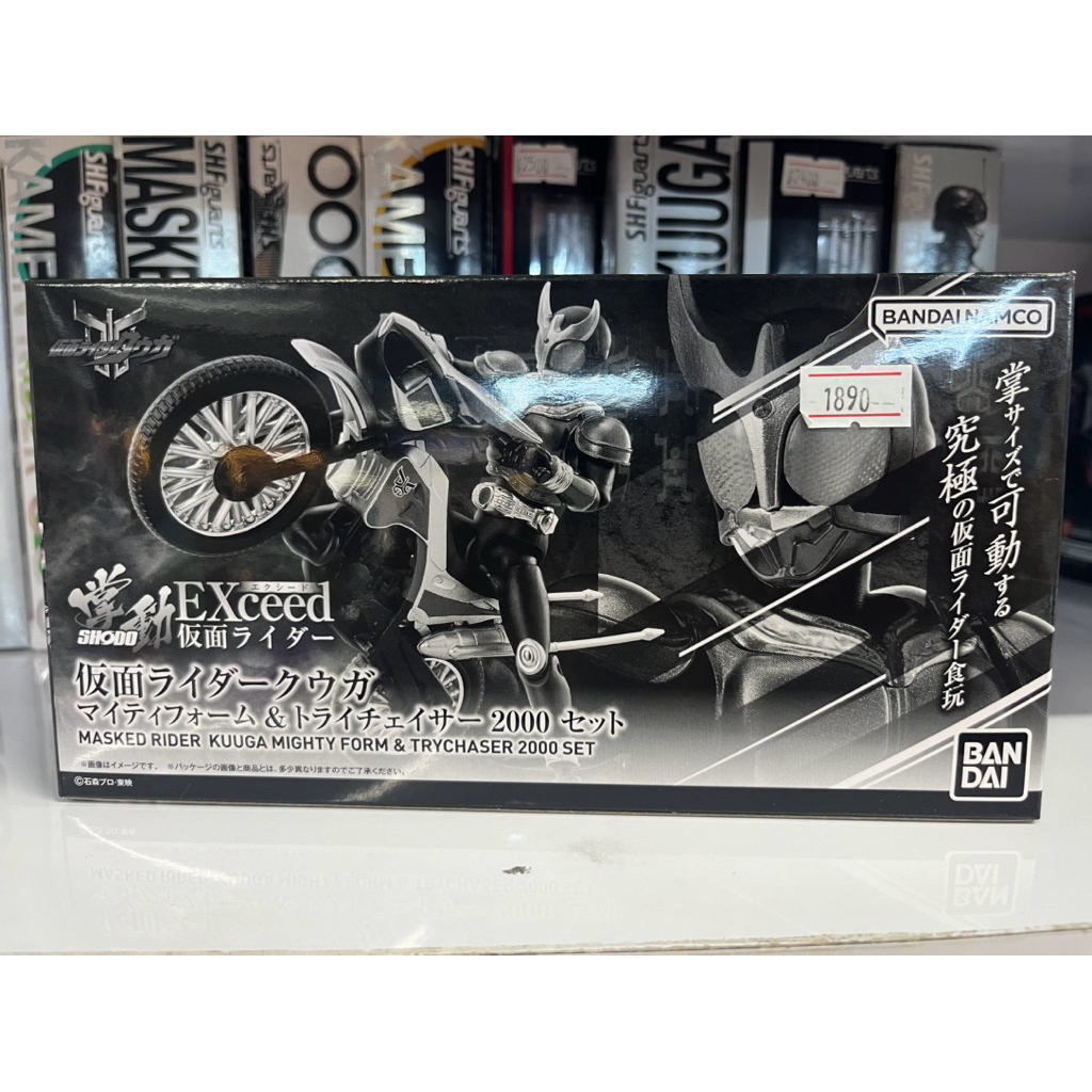 Shodo Shodo Exceed Kamen Rider Kuuga Mighty Form & Try Chaser Set 2000 w/o gum