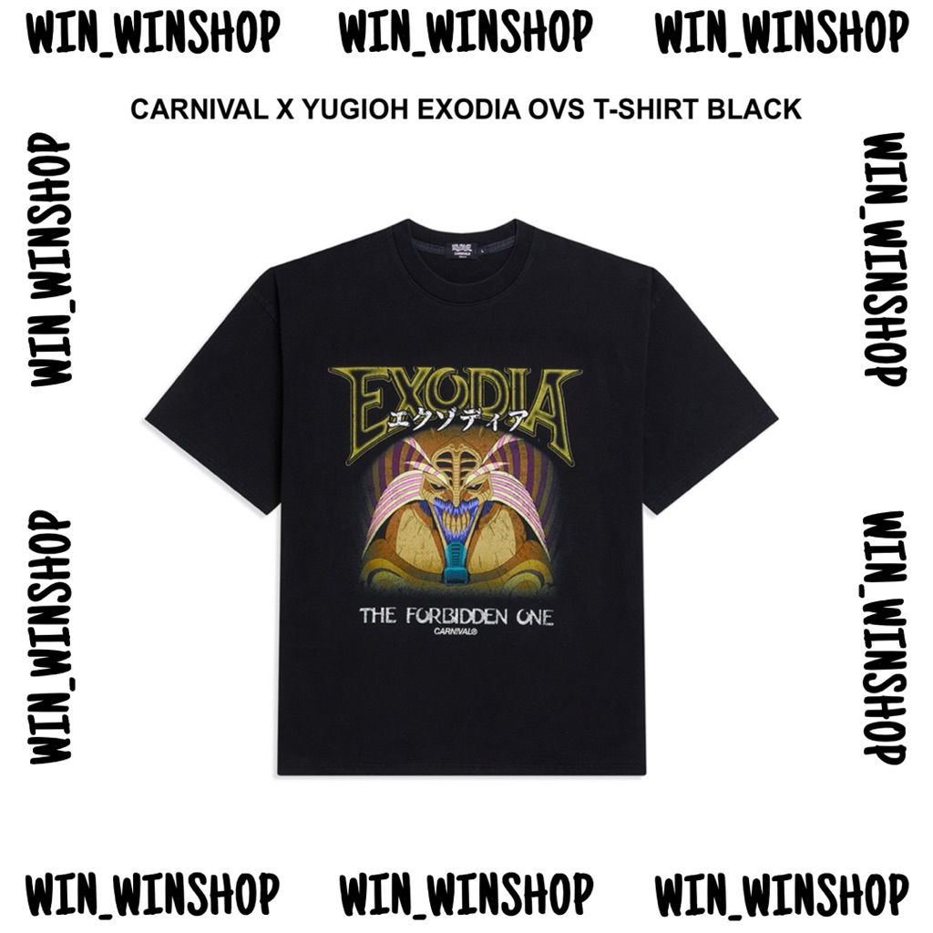 [ พร้อมส่ง ] CARNIVAL® x YUGIOH EXODIA OVS T-SHIRT
