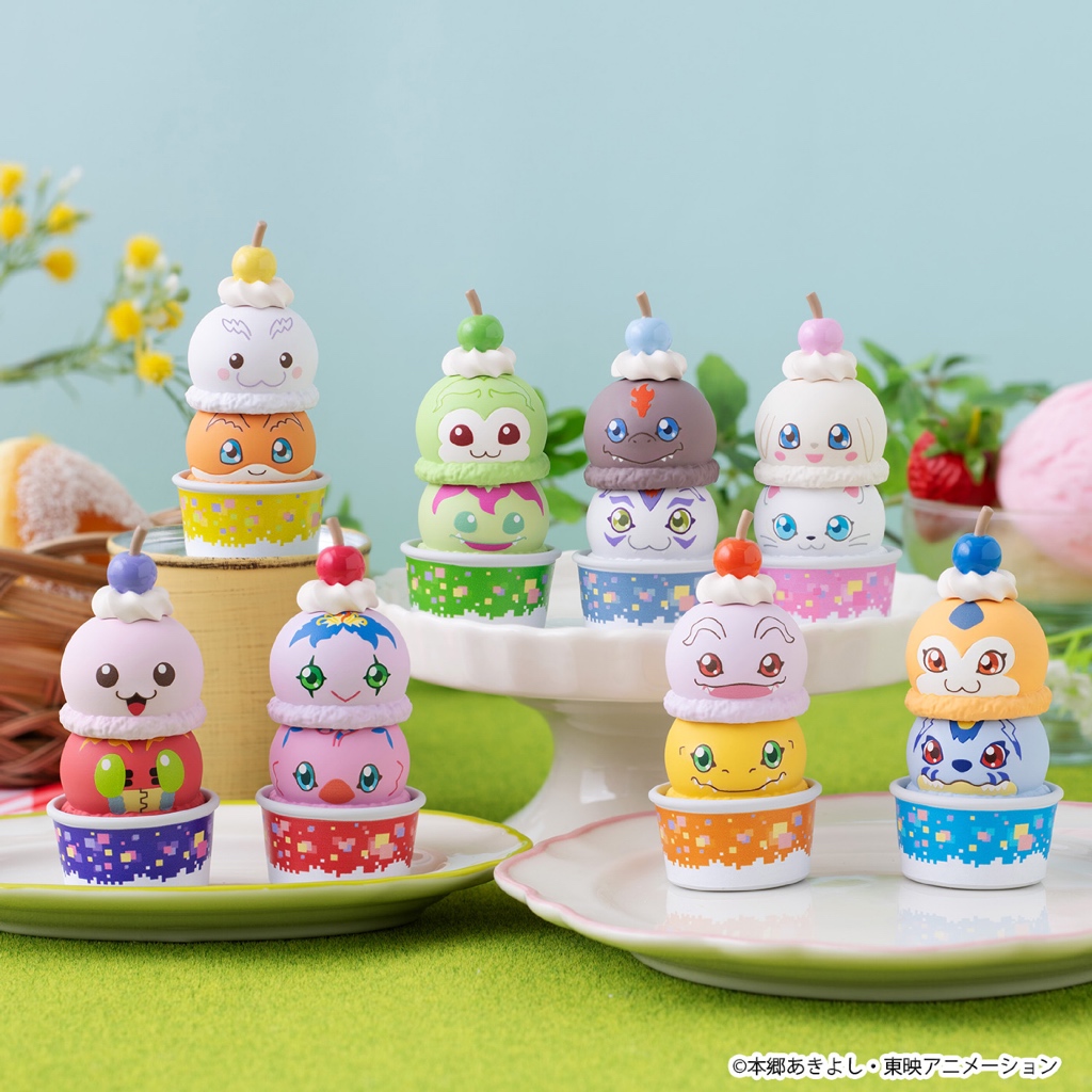 (🔴PRE-ORDER) Stack Up & Change Digimon Adventure 8Pack BOX ของแท้ 💯