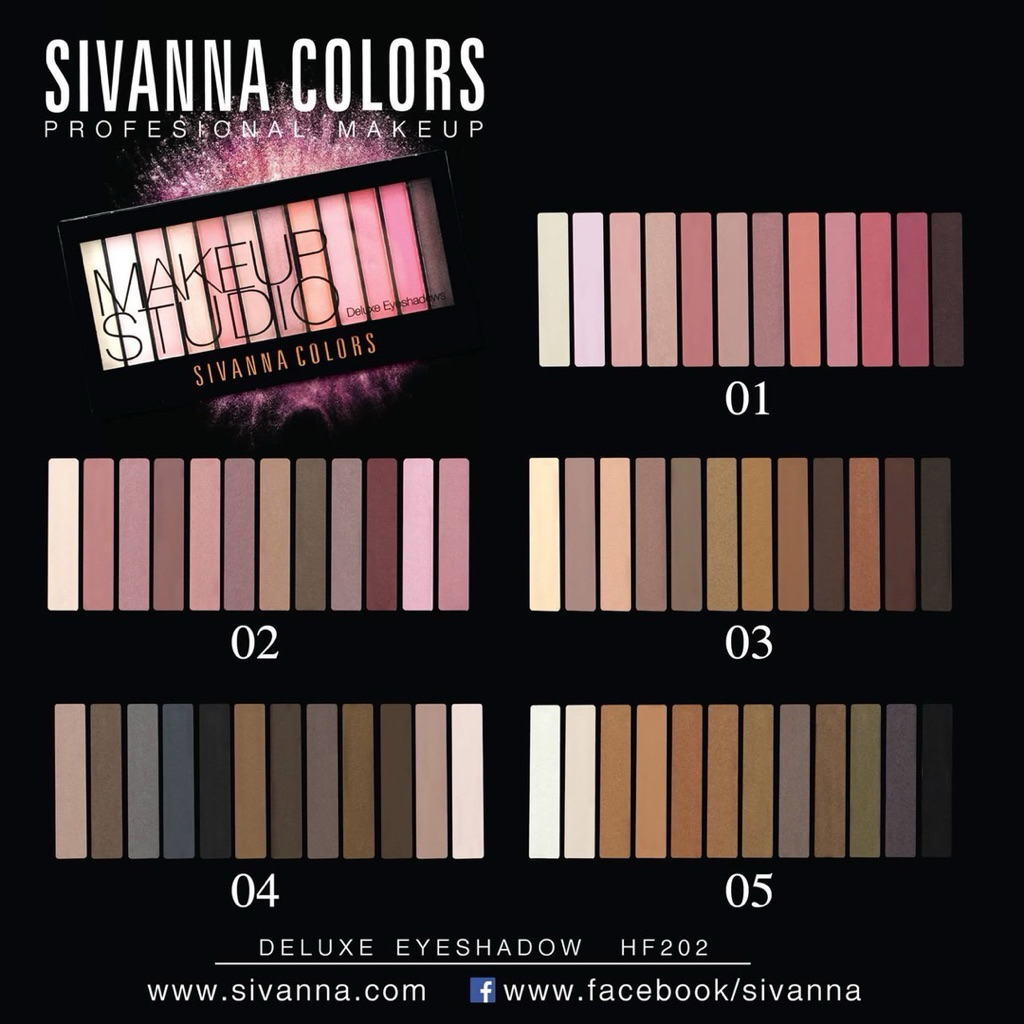 Sivanna Deluxe Eyeshadow อายแชโดว์