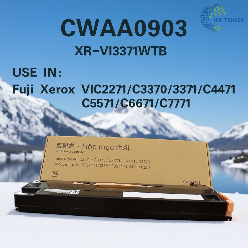 ตลับเทียบเท่า XR-VI3371WTB/CWAA0903 /Waste Box Fuji Xerox VIC2271/C3370/3371/C4471/C5571/C6671/C7771