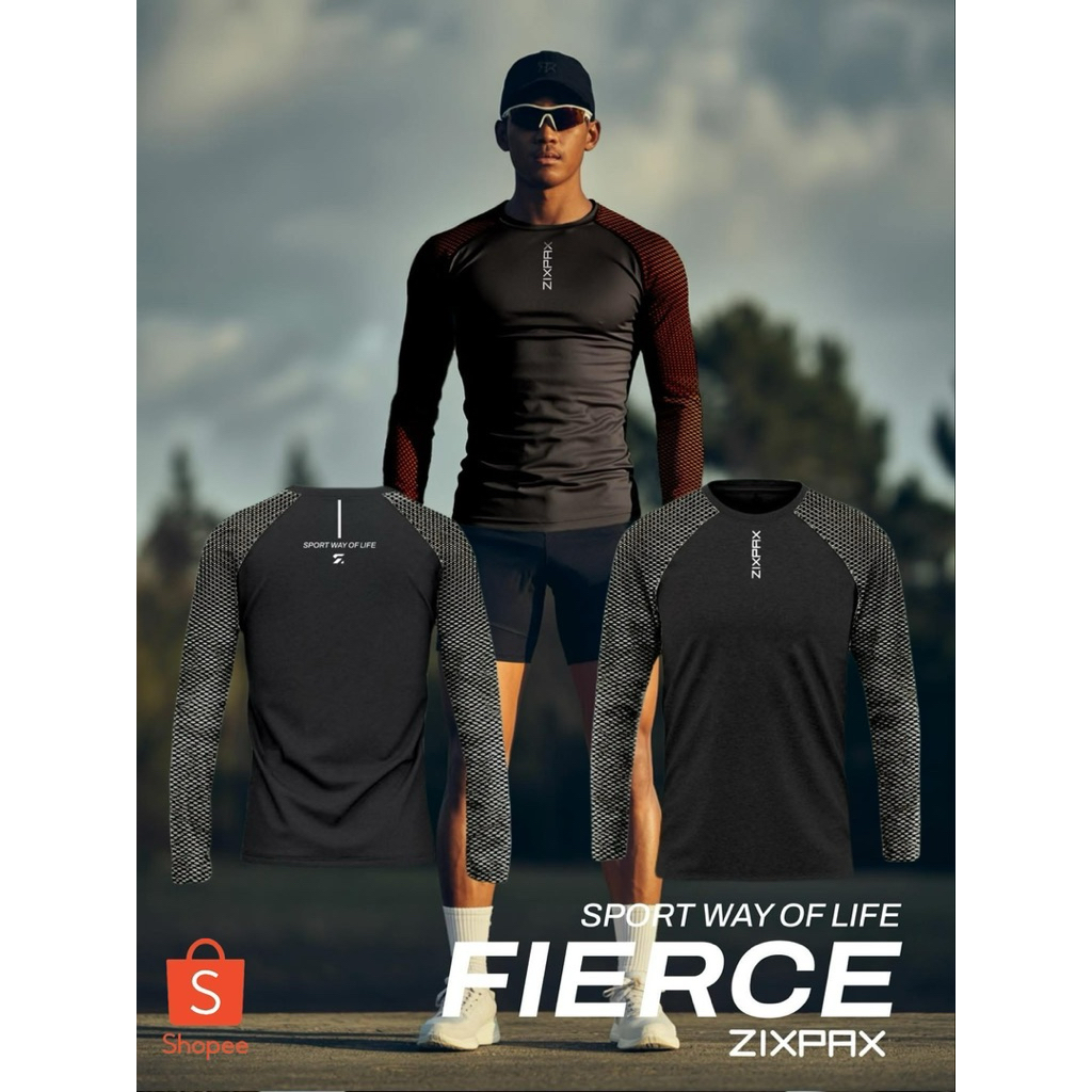 เสื้อวิ่ง รุ่น FIERCE LONG RUN LS T-SHIRTS: ปลดปล่อยพลังเหนือขีดจำกัด! Z