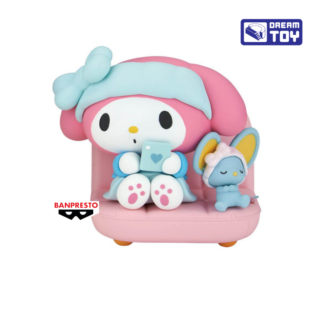 Bandai(บันได) BANPRESTO SANRIO CHARACTERS NAKAYOSHI MEMORIES RELAXING TIME AT HOME HELLO KITTY ＆ MY MELODY (B MY MELODY)