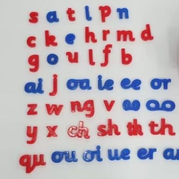 Jolly Phonics Magnetic Letters (A bag of 106 ชิ้น) 9781835823590