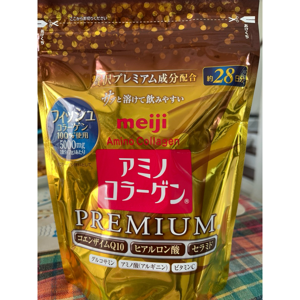 196 กรัม Meiji Amino Collagen Premium บำรุงผิวและผม