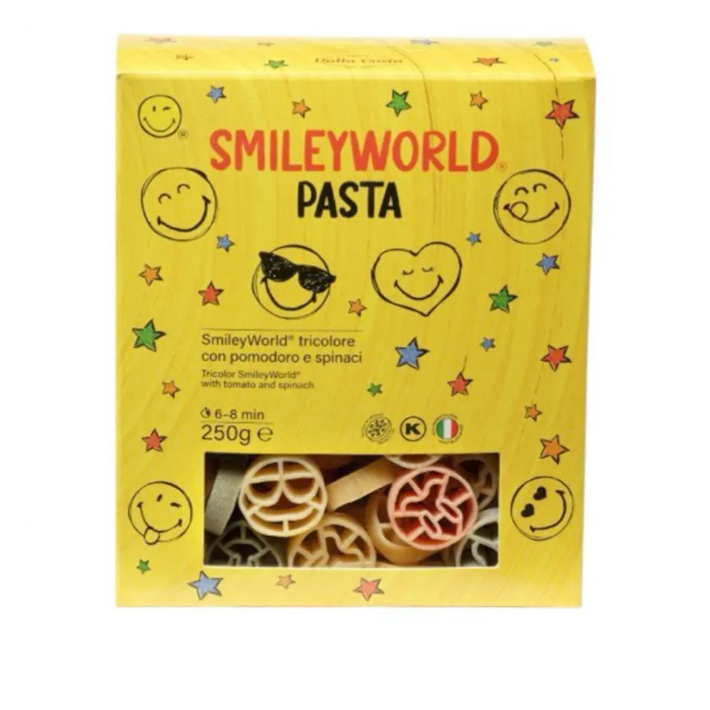 Dalla Costa Pasta Smiley World/Travel Pasta/Zoo Pasta/ABC Teddy Pasta250g ดัลลาคอสต้าพาสต้าผสมมะเขือ