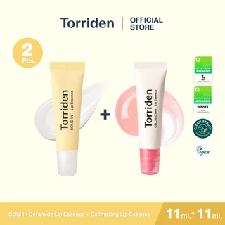 (Duo Set) Torriden Solid In Ceramide Lip Essence + Cellmazing Lip Essence (11ml) - ทอร์ริเดน ลิปเอสเซ้นส์ บำรุงริมฝีปาก