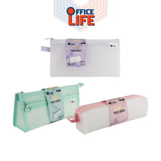 E-File (อี-ไฟล์) กระเป๋าซอฟท์ กระเป๋าดินสอ SOFT POUCH SERIES รุ่น CPK96 / CPK97 / CPK98 ( 1 ใบ คละสี )