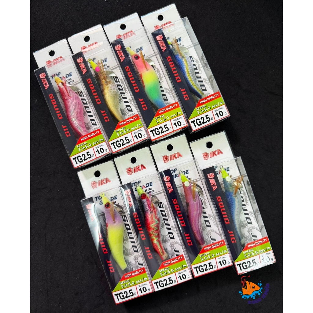 กุ้งตกหมึก Ika Top Grade รุ่นใหม่ BKK Hook & Premium Cloth มีขนาด 2.2 และ 2.5