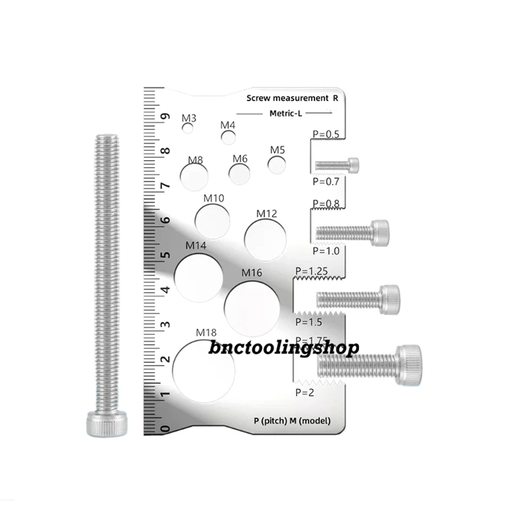 เกจวัดขนาดน๊อต,Standard Pitch Gauge, Gauge for Measuring Bolt,Nut,Screw,Thread Standard Pitch Gauge,