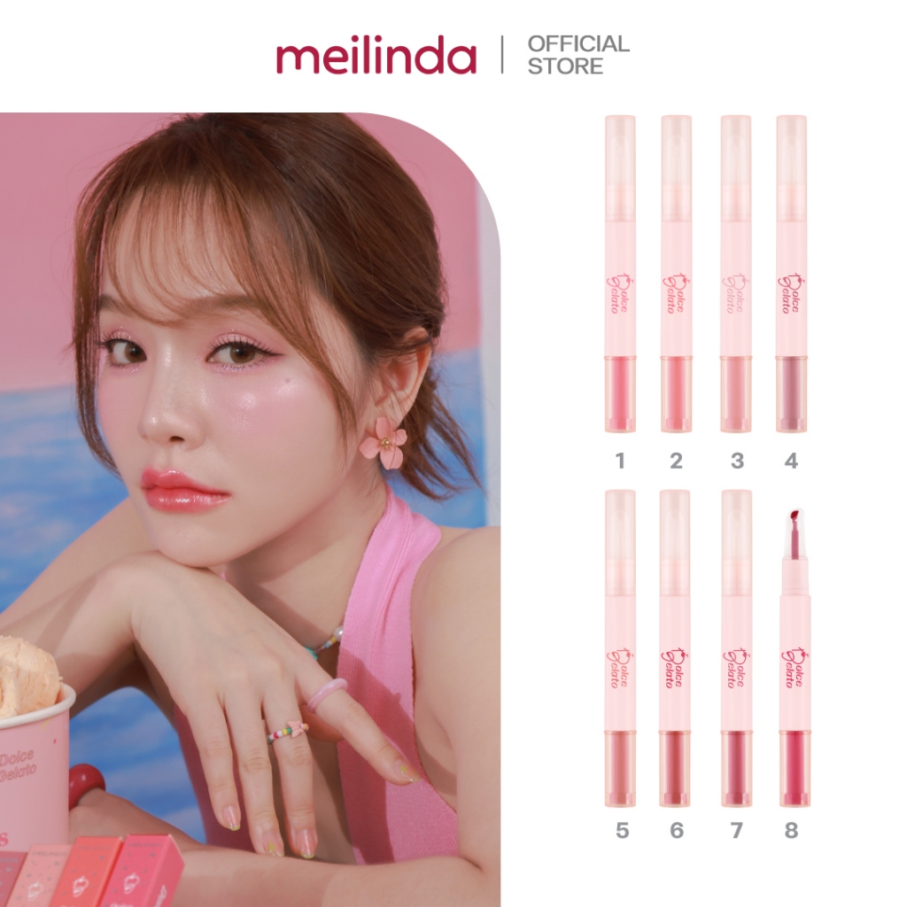 MEILINDA Dolce Gelato (ลิปกลอส)(MC2075)