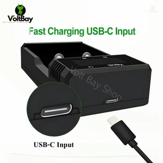 [มาใหม่!!!] เครื่องชาร์จ Vapcell รุ่น L2 USB-C LCD Charger รองรับ 3.7V Li-ion/1.2V Ni-MH