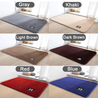 【LEMON】50×80CM พรมเช็ดเท้า ซึมซับน้ำได้ดี หนานุ่มมาก สไตล์มินิมอล กันลื่น มีให้เลือก 7 สี