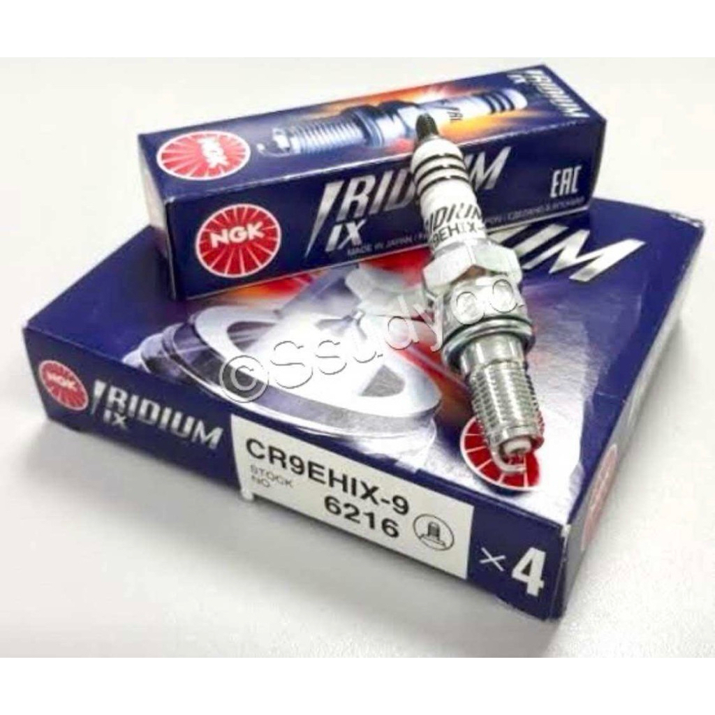 หัวเทียน NGK IRIDIUM IX CR9EHIX-9(6216) MADE IN JAPAN