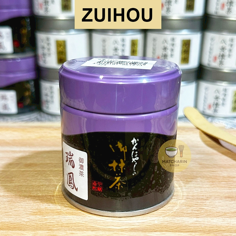 ZuiHO 40g Kanbayashi Shunsho คันบายาชิ ชุนโช เกรดพิธีการ มัทฉะคุณภาพสูง